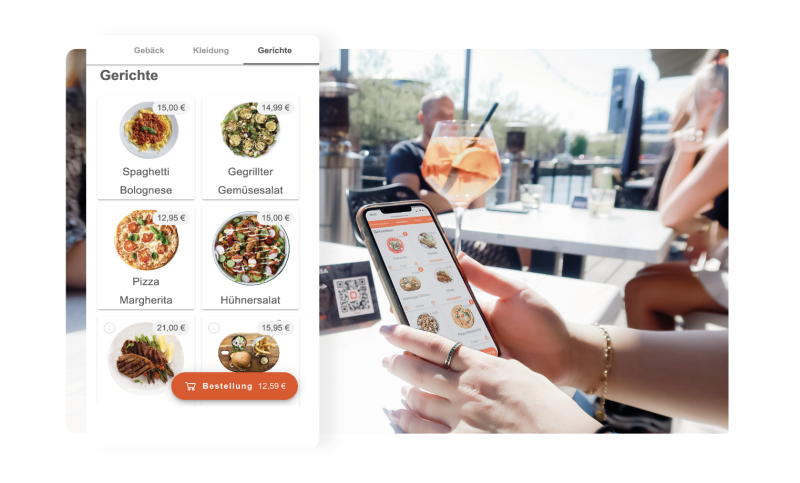 horeca kassa qr bestellen
